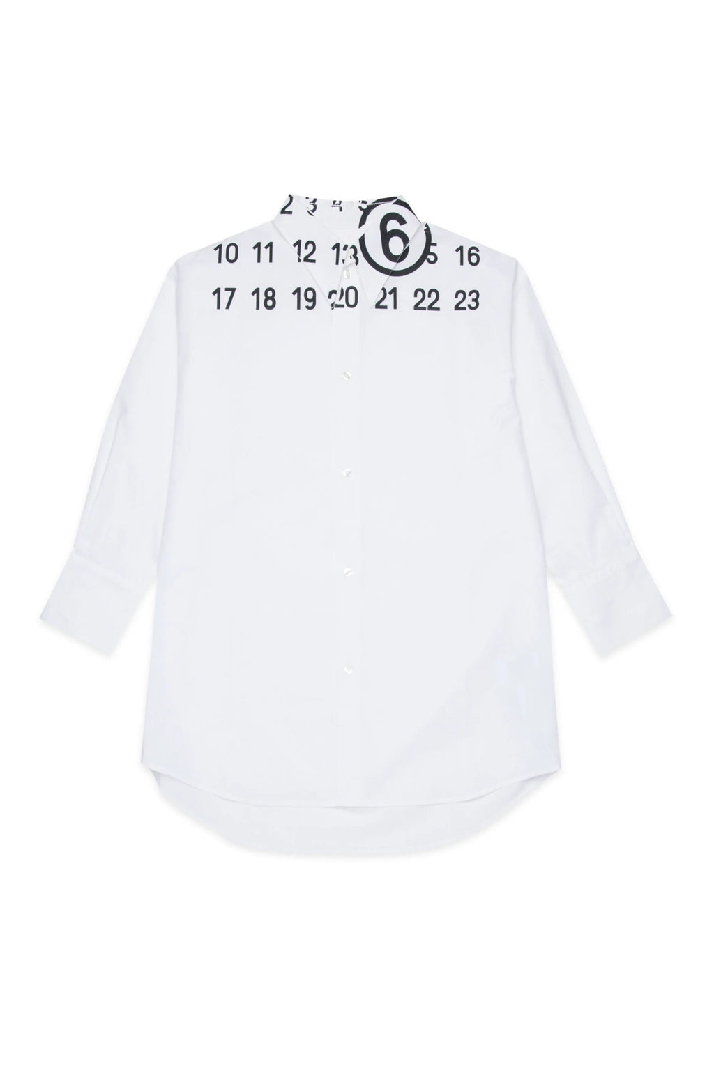 ABITO CAMICIA BIANCA CON LOGO SUL RETRO MAISON MARGIELA - Angel Luxury