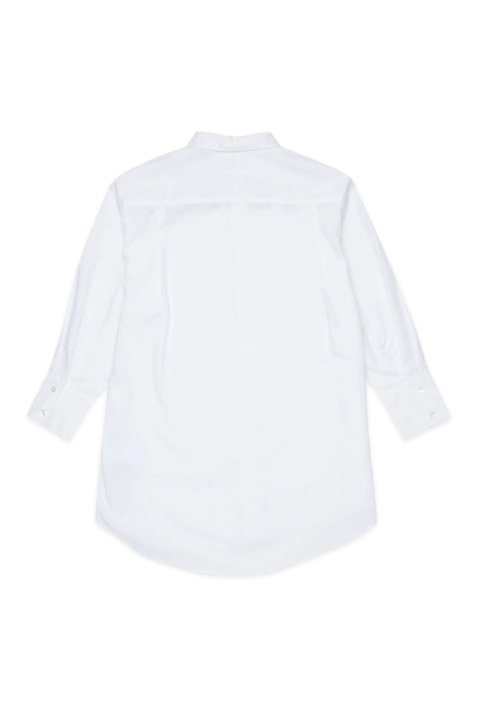 ABITO CAMICIA BIANCA CON LOGO SUL RETRO MAISON MARGIELA - Angel Luxury