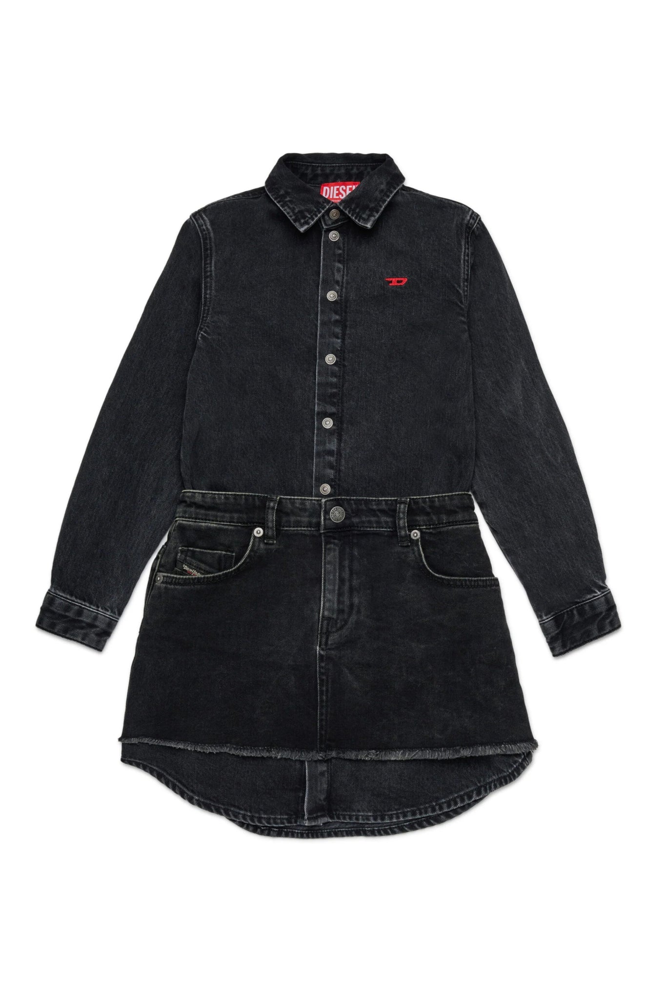 ABITO CAMICIA IN DENIM CON GONNA RIMOVIBILE DIESEL - Angel Luxury