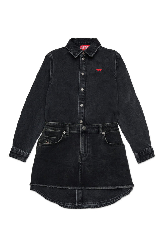 ABITO CAMICIA IN DENIM CON GONNA RIMOVIBILE DIESEL - Angel Luxury