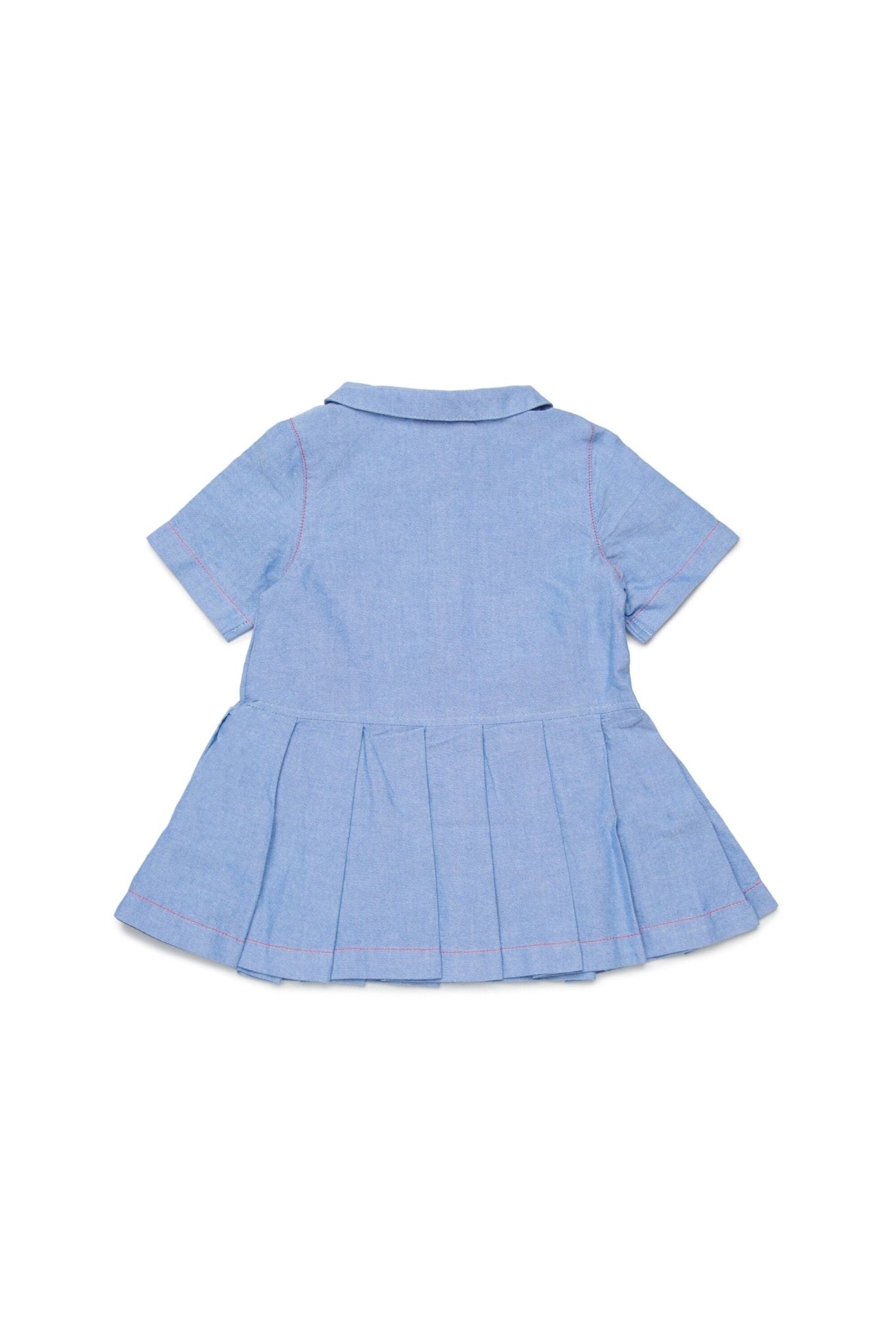 ABITO CAMICIA IN DENIM PLISSETTATO CON LOGO IN RICAMO DIESEL - Angel Luxury