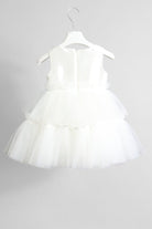 Abito Colori Chiari bianco latte con tulle - Angel Luxury