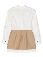 ABITO CON CAMICIA SABBIA/AVORIO ELISABETTA FRANCHI - Angel Luxury