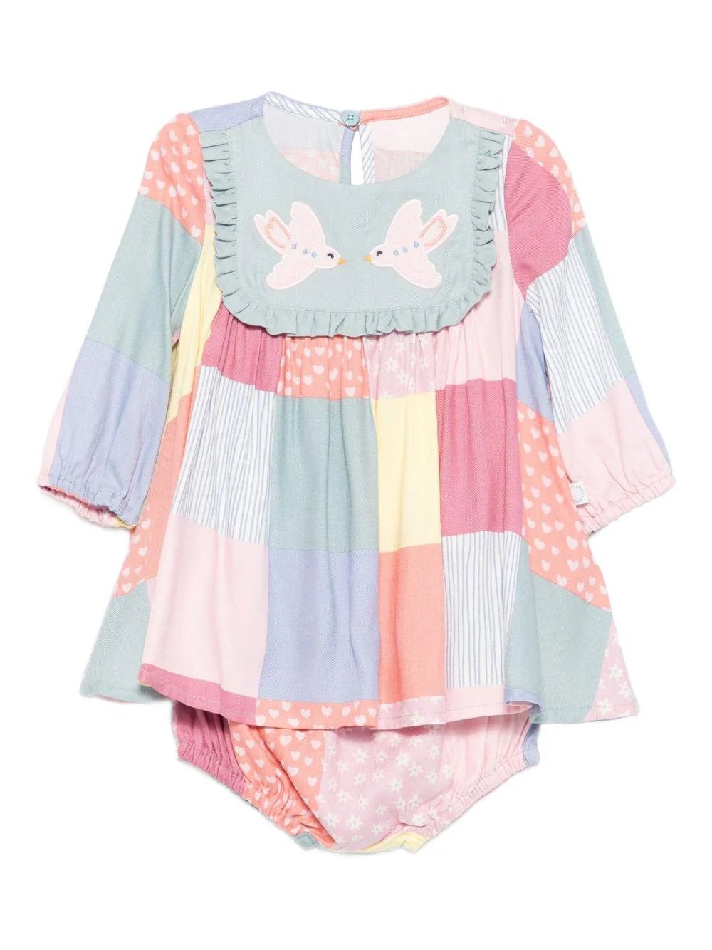 ABITO CON DESIGN PATCHWORK MULTICOLOR STELLA MCCARTNEY - Angel Luxury