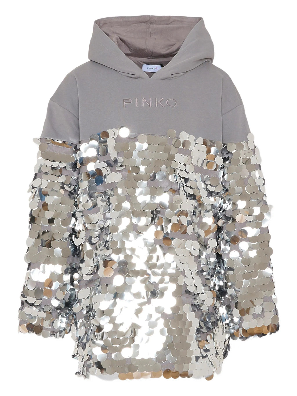 ABITO CON PAILLETTES GRIGIO PINKO - Angel Luxury