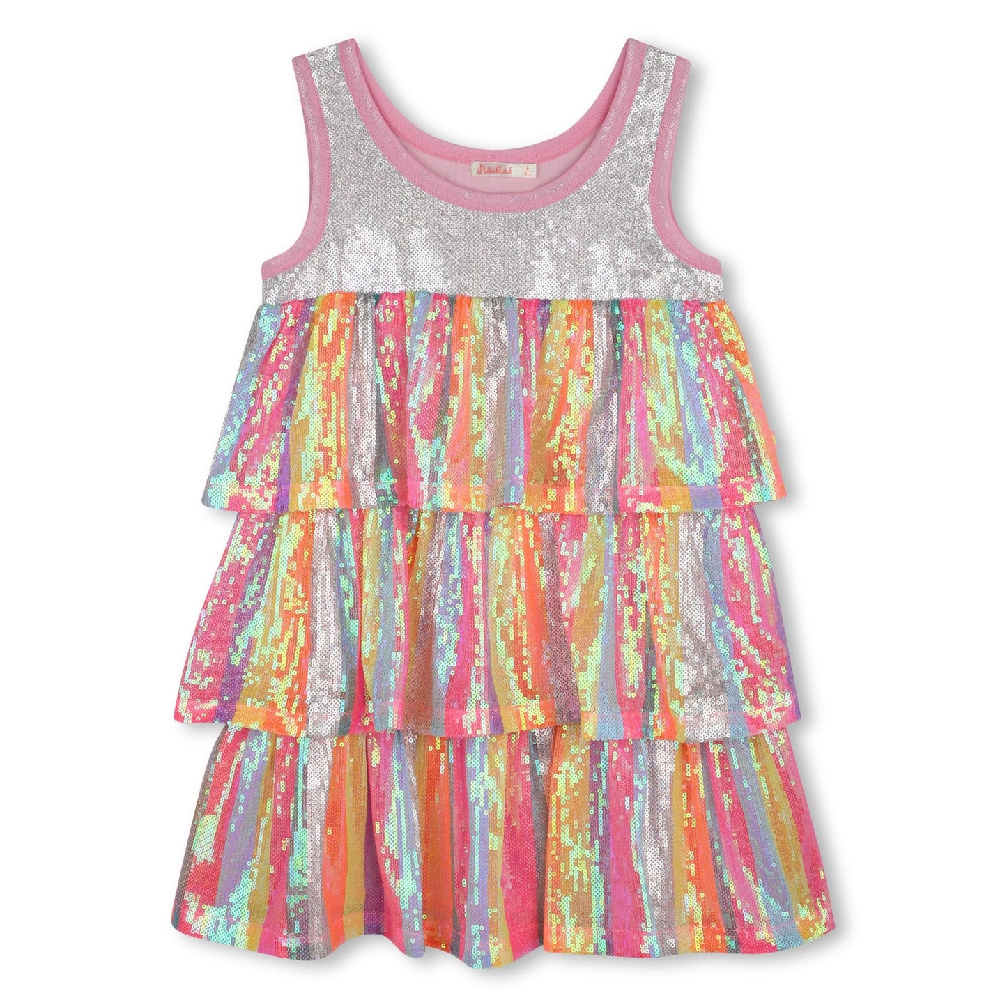 ABITO CON PAILLETTES MULTICOLOR BILLIEBLUSH - Angel Luxury