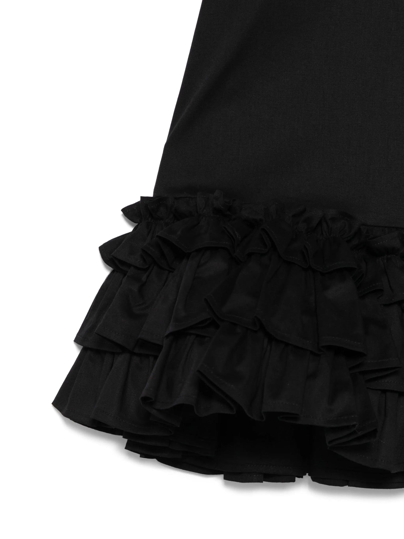 ABITO CON RUCHES NERO DOUUOD - Angel Luxury
