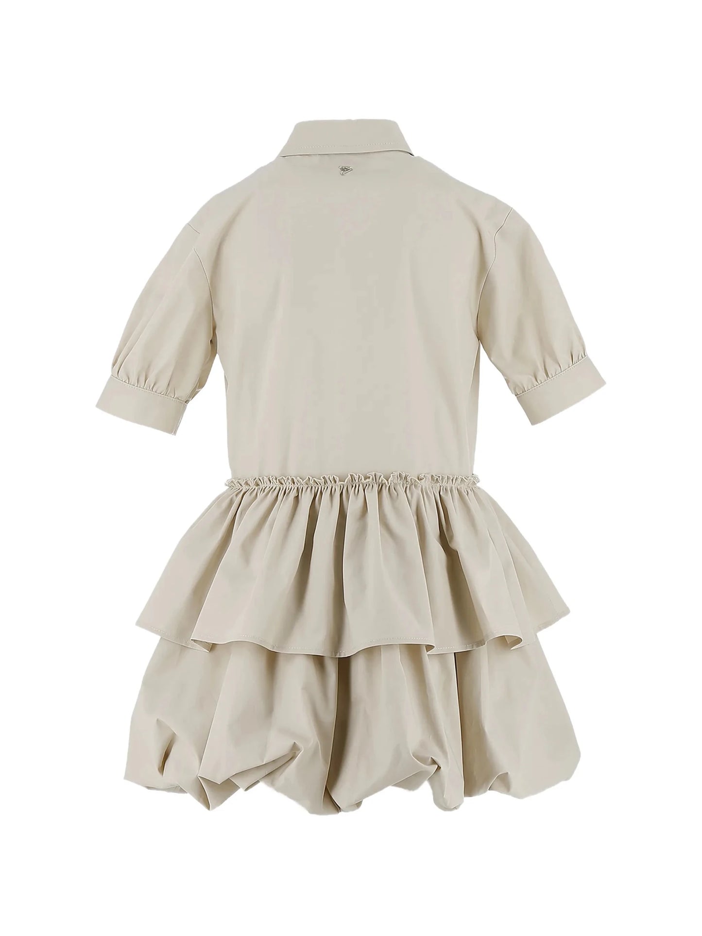 ABITO CON RUCHET BEIGE DONDUP - Angel Luxury