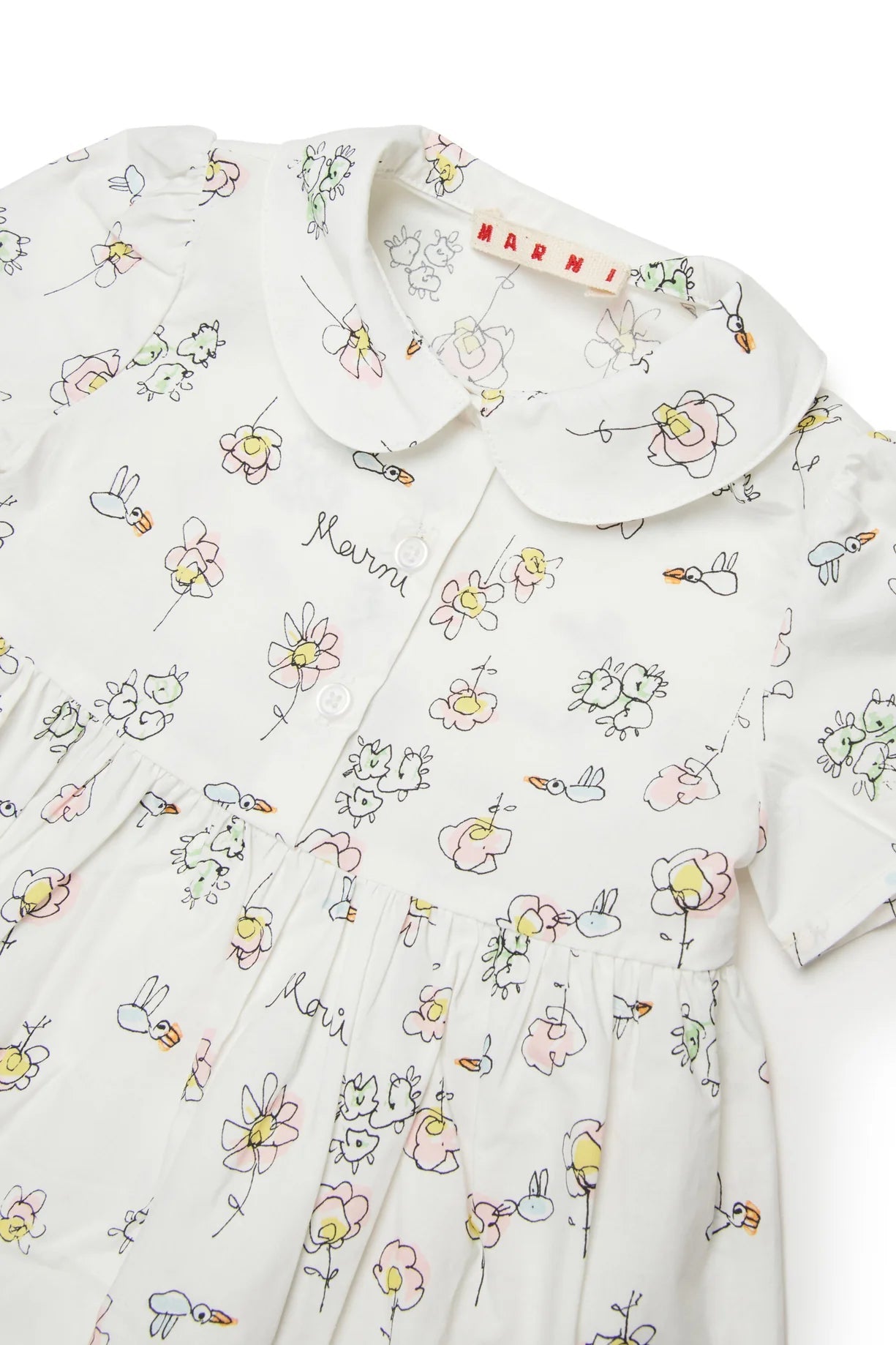 ABITO CON STAMPA A FIORI MARNI - Angel Luxury