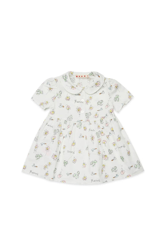 ABITO CON STAMPA A FIORI MARNI - Angel Luxury