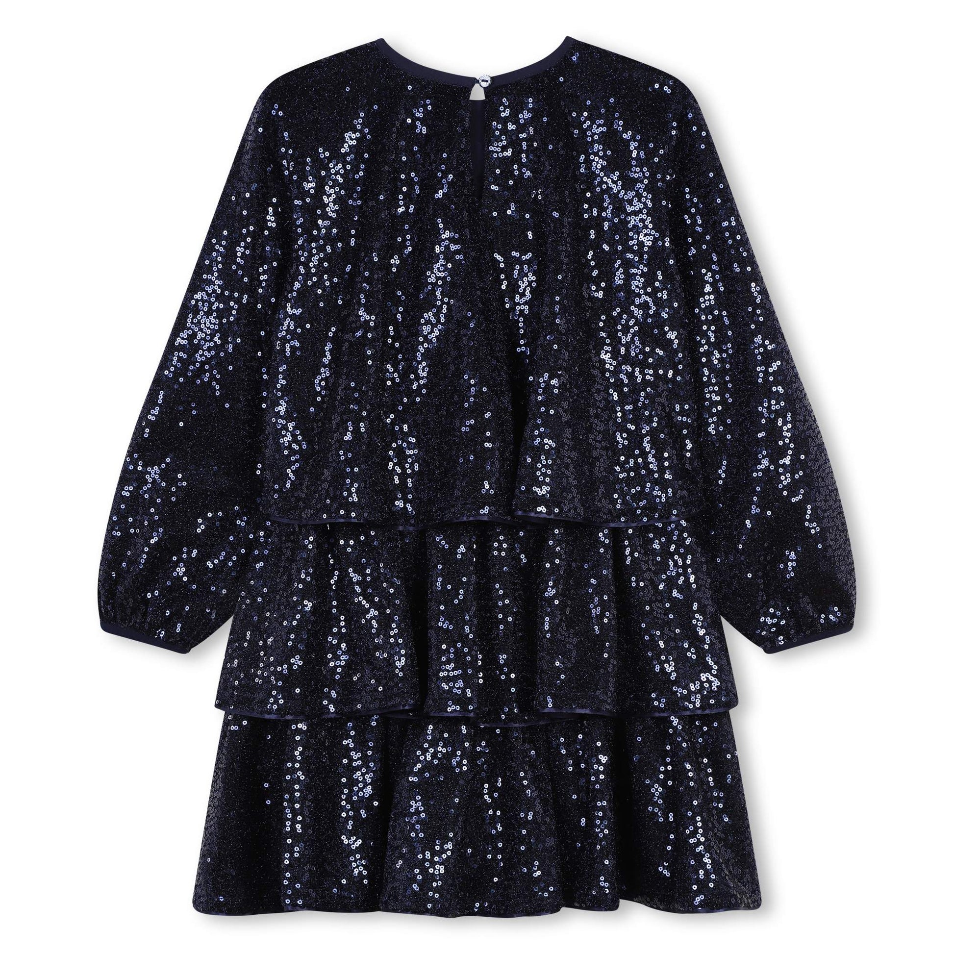ABITO CON VOLANT PAILLETTES BILLIEBLUSH - Angel Luxury