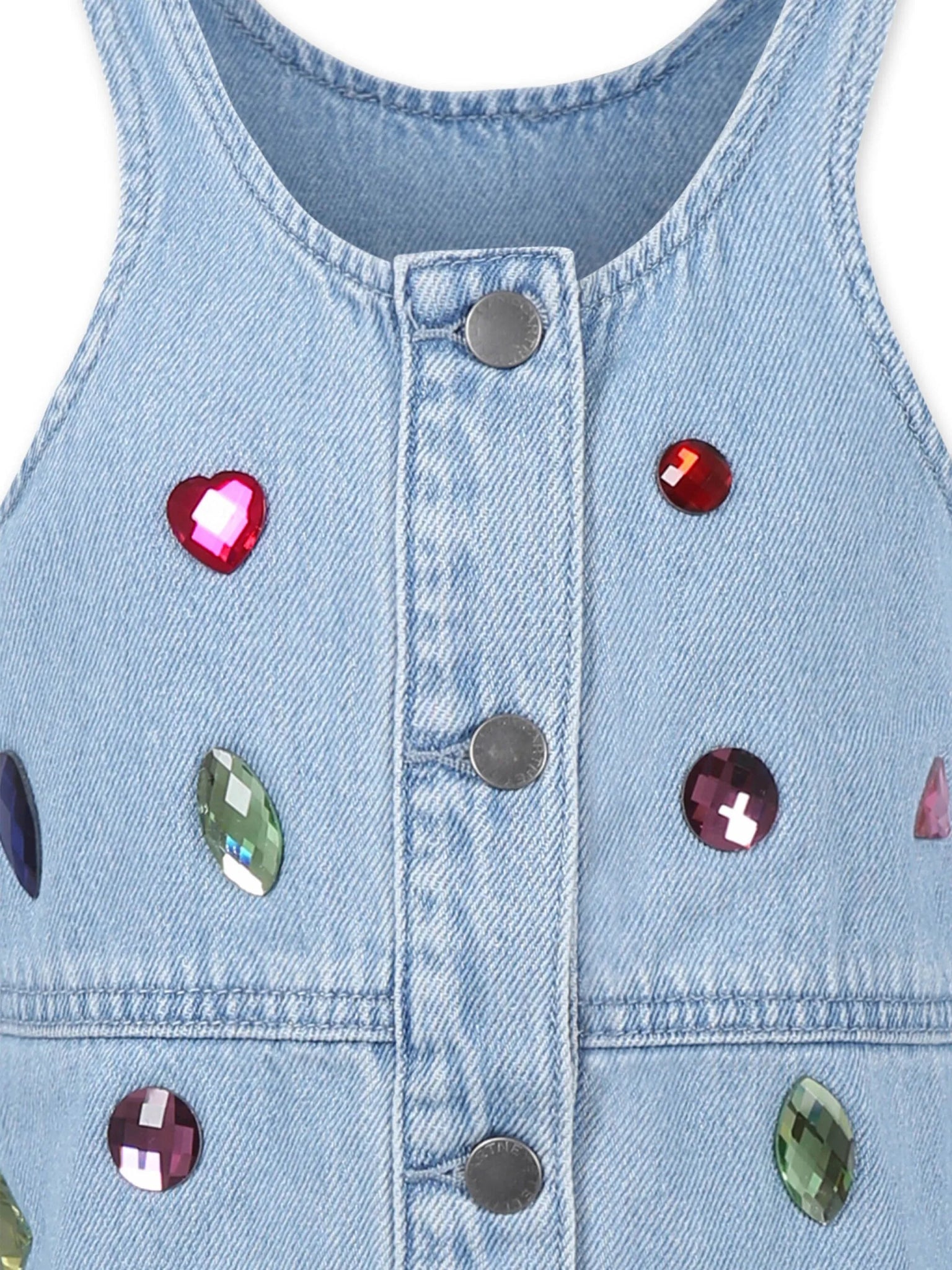 ABITO IN DENIM GIOIELLO COLORATI STELLA MCCARTNEY - Angel Luxury
