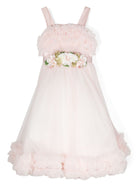 ABITO IN TULLE ROSA COLORICHIARI - Angel Luxury