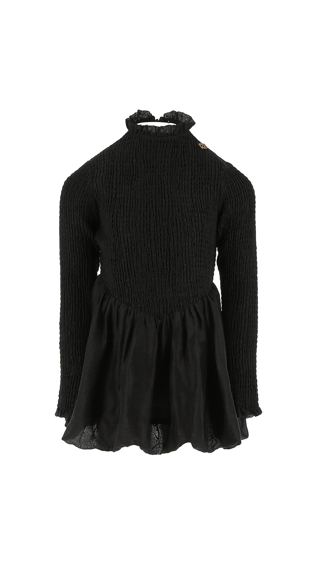 ABITO LUPETTO NERO CON CIONDOLO ORO PINKO - Angel Luxury