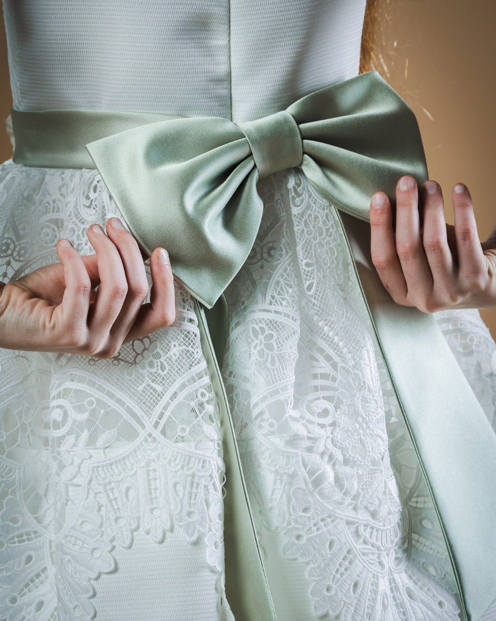ABITO MACRAME' VERDE FLO' - Angel Luxury