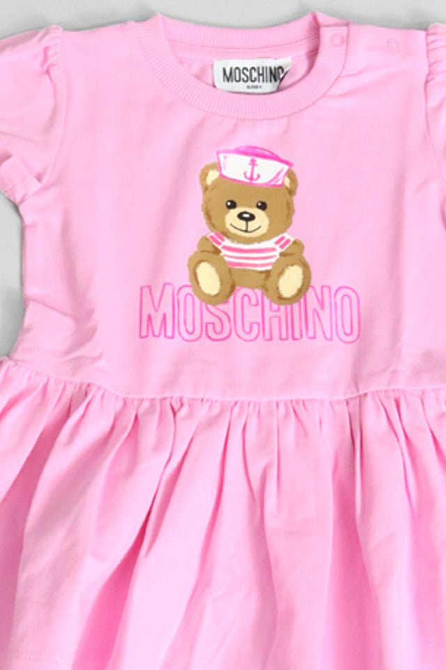 Abito Moschino rosa con teddy marinaio - Angel Luxury