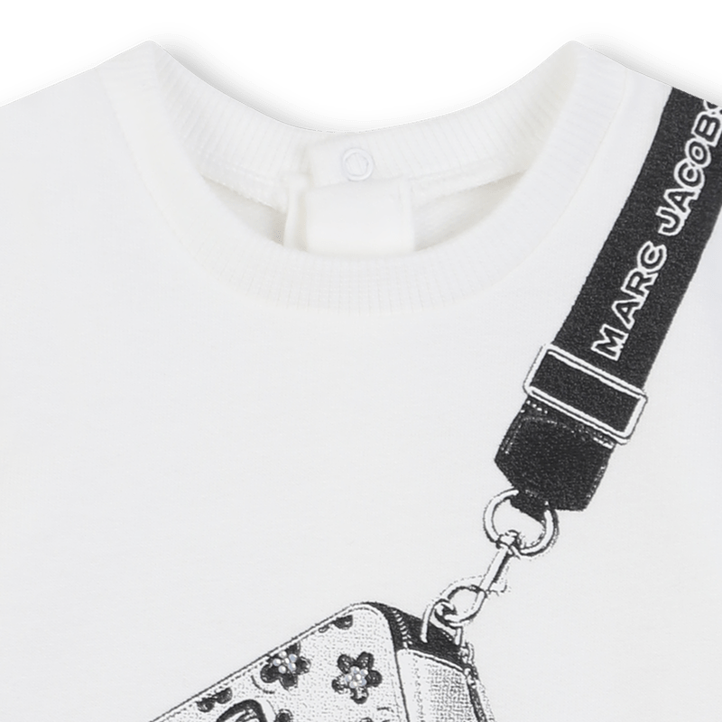 ABITO NEONATA BIANCO CON DESIGN BORSA MARC JACOBS - Angel Luxury