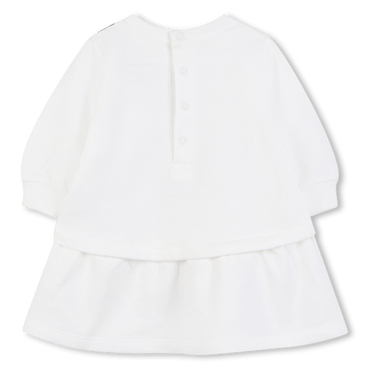 ABITO NEONATA BIANCO CON DESIGN BORSA MARC JACOBS - Angel Luxury