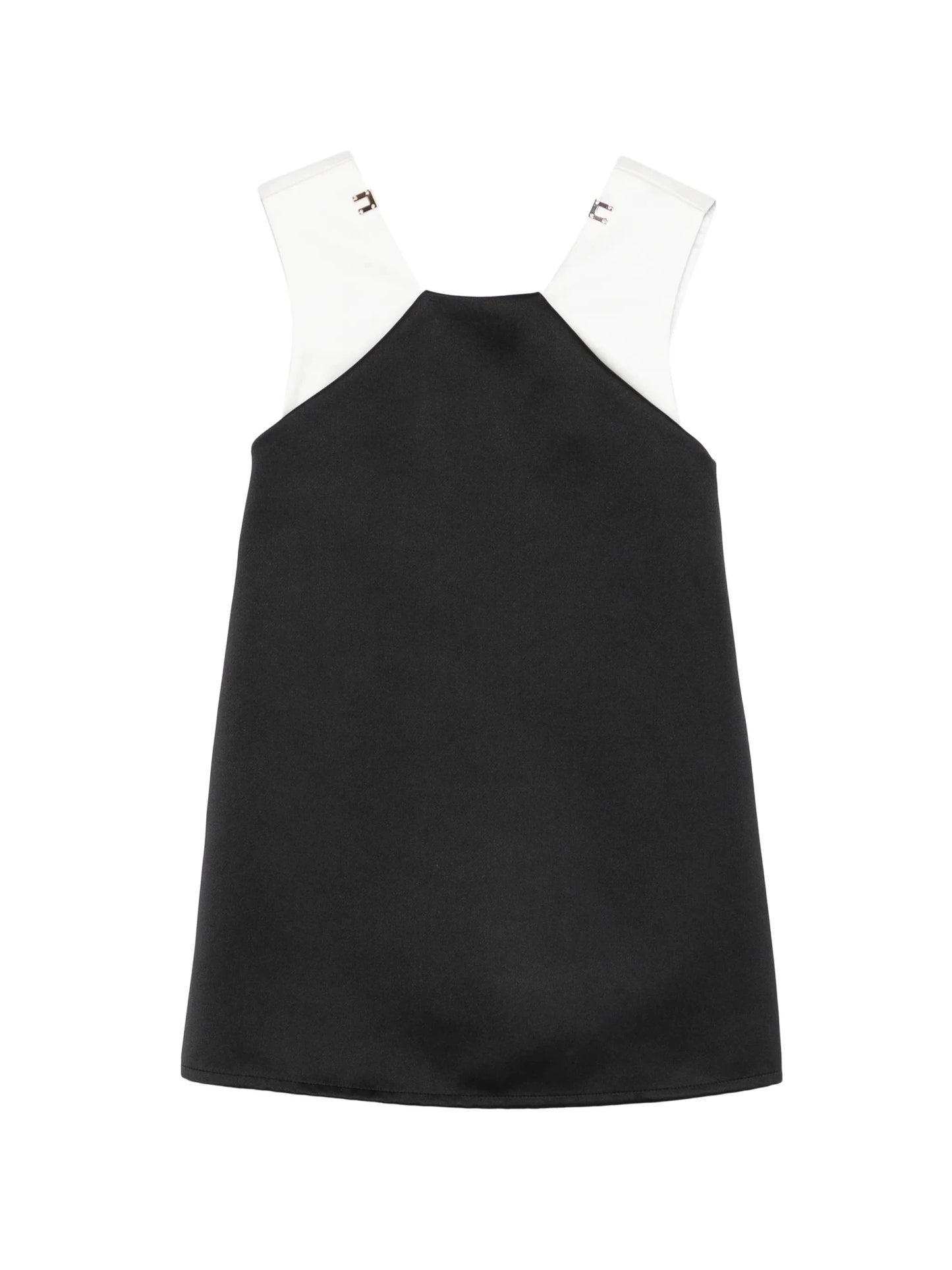 ABITO NERO CON FIOCCO SUL RETRO BIANCO ELISABETTA FRANCHI - Angel Luxury