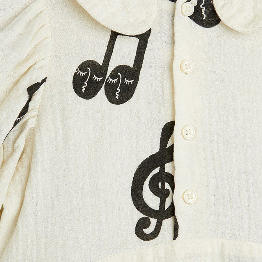 ABITO PANNA CON NOTE MUSICALI MINI RODINI - Angel Luxury