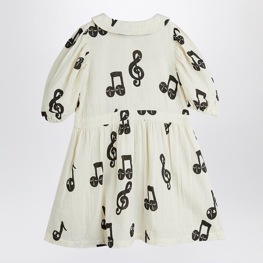 ABITO PANNA CON NOTE MUSICALI MINI RODINI - Angel Luxury