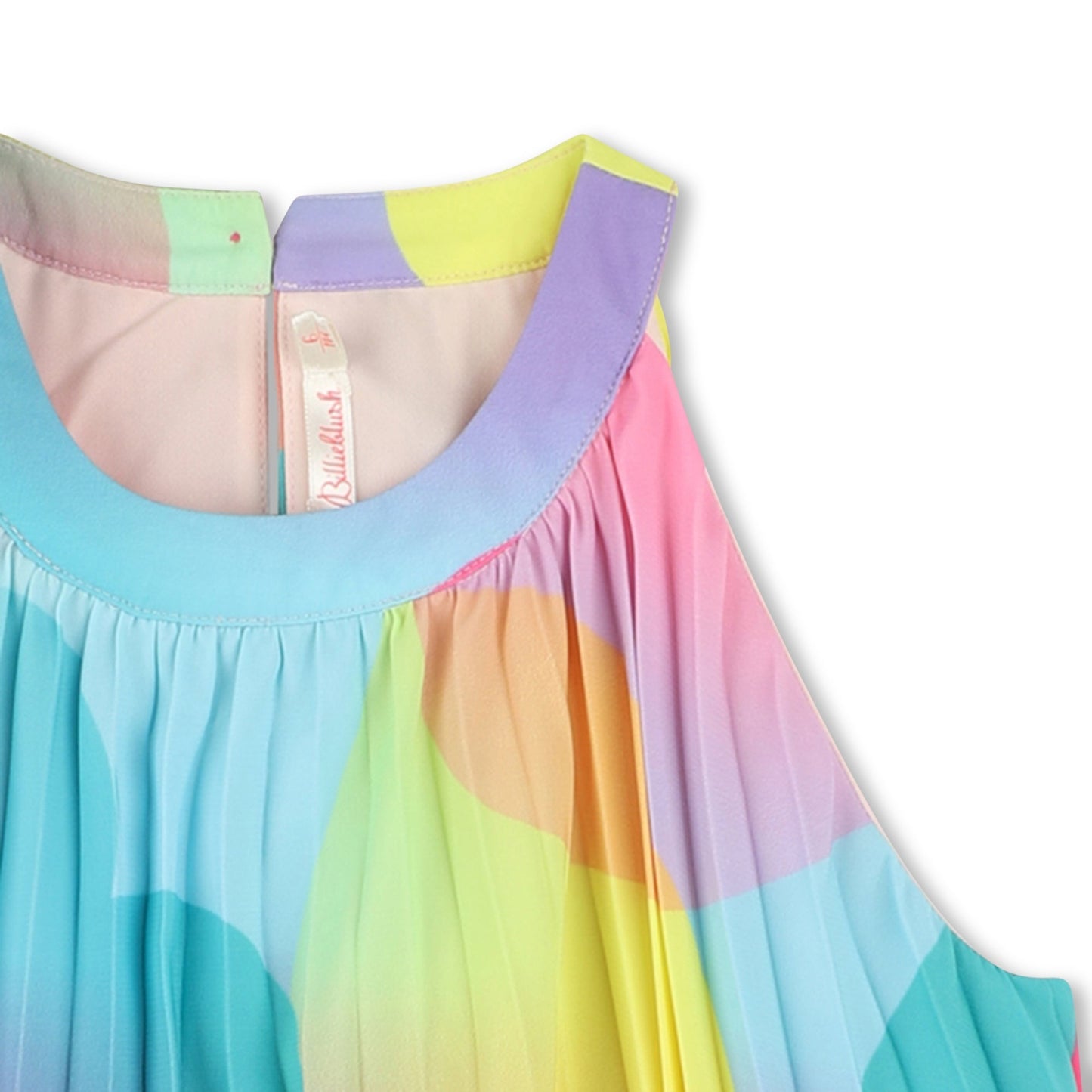 ABITO PLISSETTATO MULTICOLOR BILLIEBLUSH - Angel Luxury