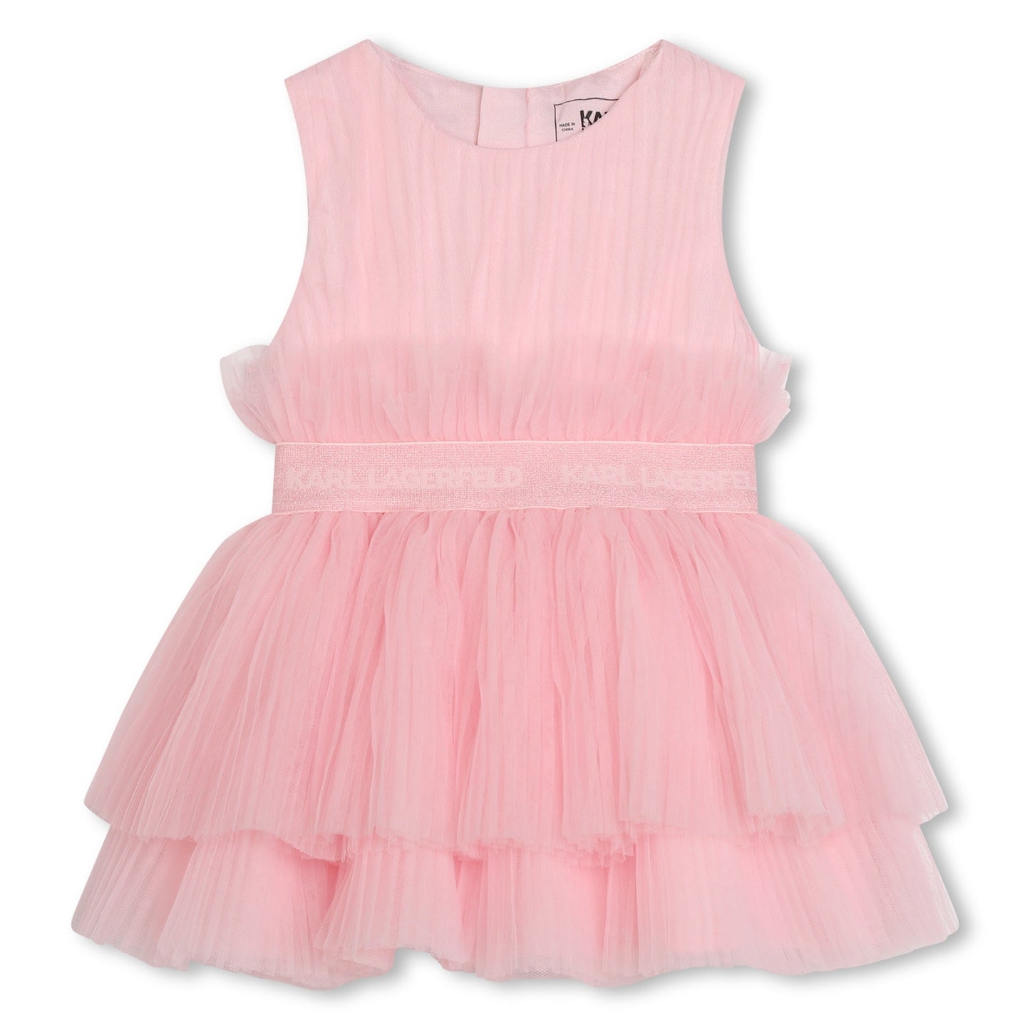 ABITO PLISSETTATO ROSA KARL LAGERFELD - Angel Luxury