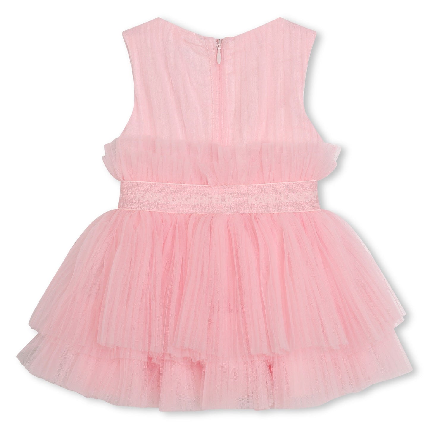 ABITO PLISSETTATO ROSA KARL LAGERFELD - Angel Luxury