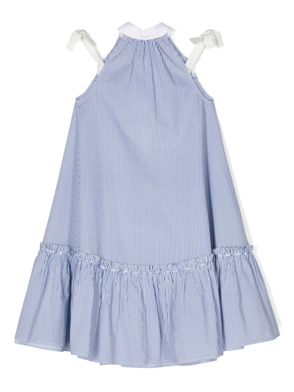 ABITO RIGATO BIANCO/AZZURRO PHILOSOPHY - Angel Luxury