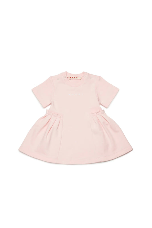 ABITO ROSA CON LOGO BIANCO MARNI - Angel Luxury