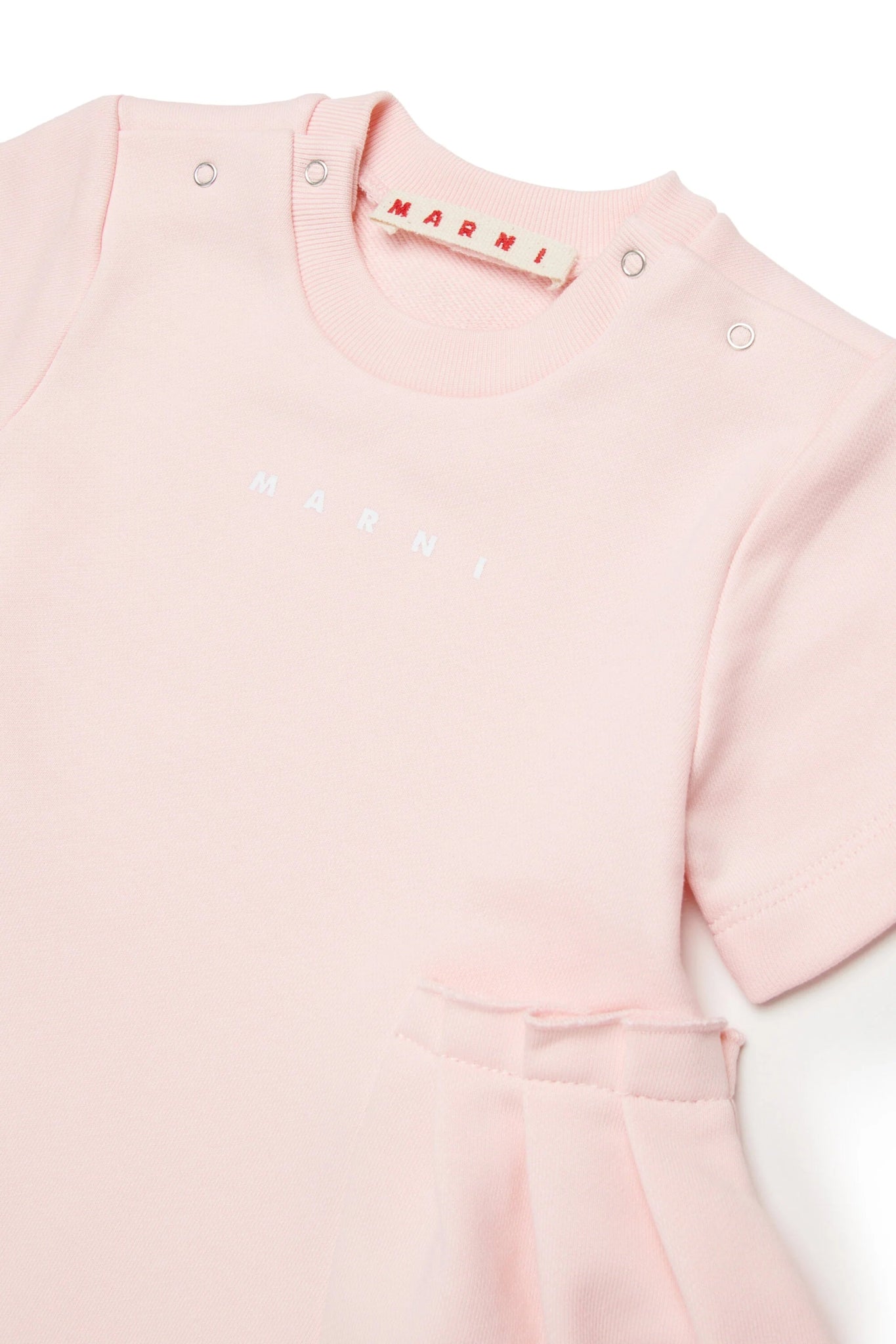 ABITO ROSA CON LOGO BIANCO MARNI - Angel Luxury