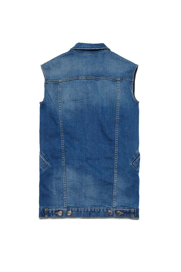 ABITO SMANICATO IN DENIM BLU SFUMATO DSQUARED2 - Angel Luxury