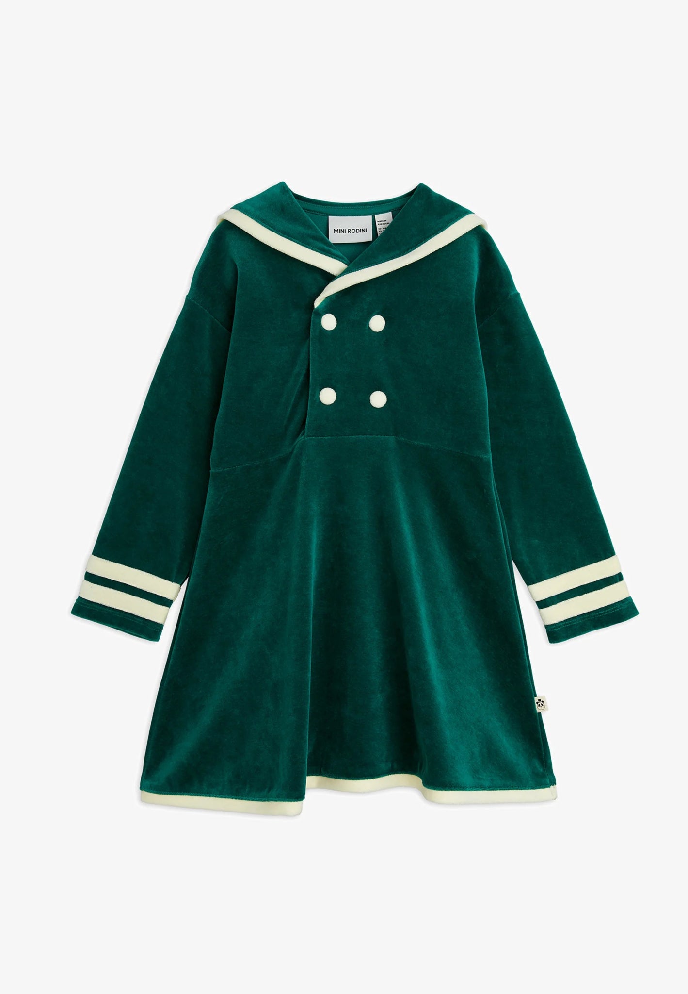 ABITO VERDE IN VELLUTO MINI RODINI - Angel Luxury