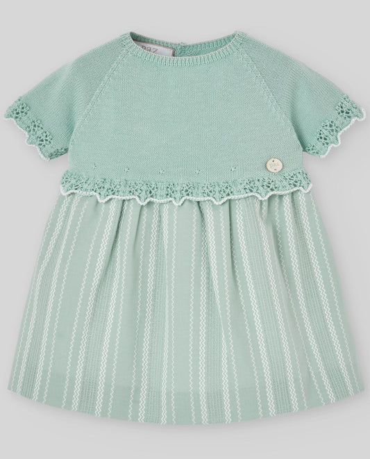 ABITO VERDE NEONATA PAZ RODRIGUEZ - Angel Luxury