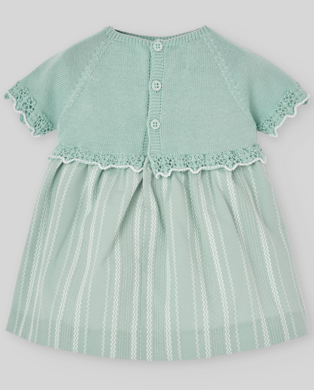ABITO VERDE NEONATA PAZ RODRIGUEZ - Angel Luxury