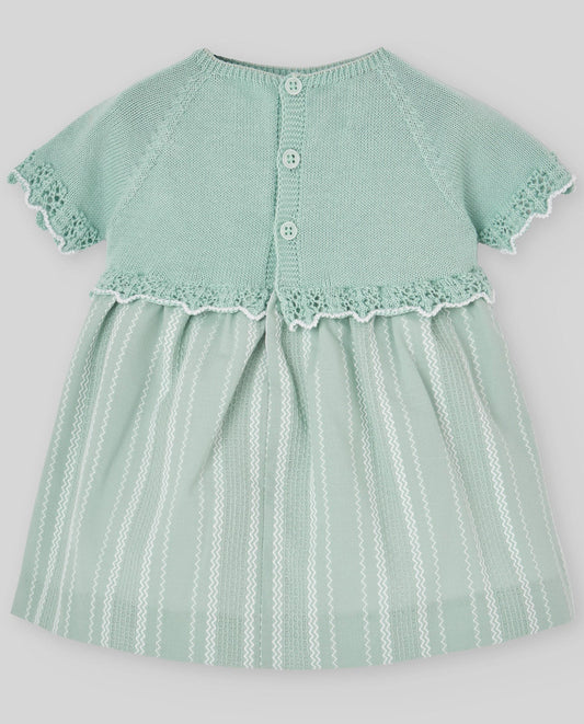 ABITO VERDE NEONATA PAZ RODRIGUEZ - Angel Luxury