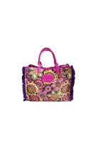 BAG SAINT TROPEZ BIG ROSE LEOPARD - Angel Luxury