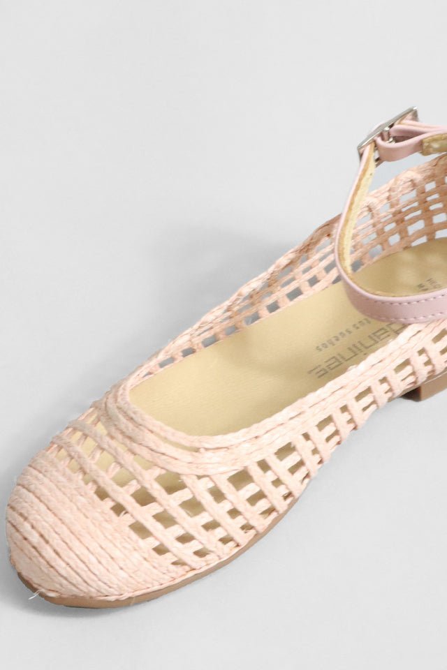 Ballerina Andanines rosa con fibbia - Angel Luxury