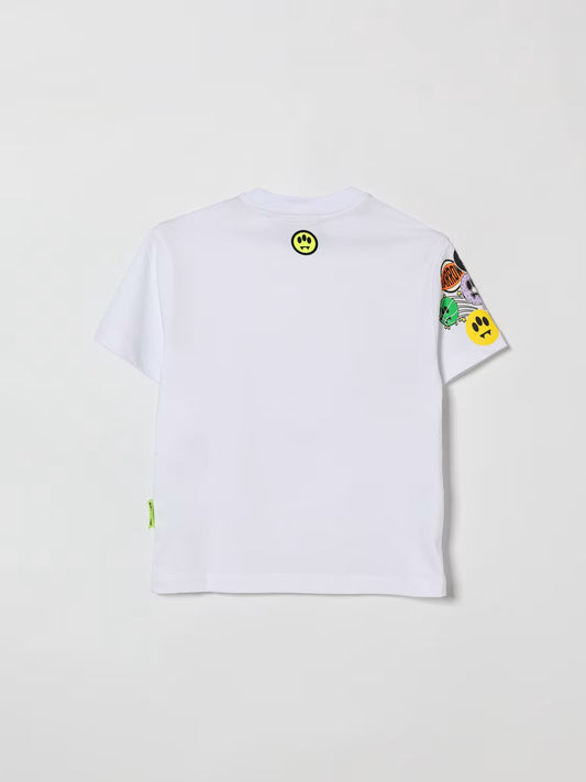 T-SHIRT BIANCA CON STAMPA BARROW