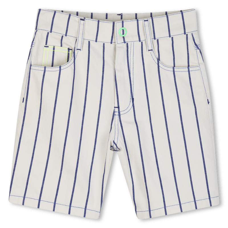 BERMUDA A RIGHE BIANCO E BLU BILLIEBLUSH - Angel Luxury