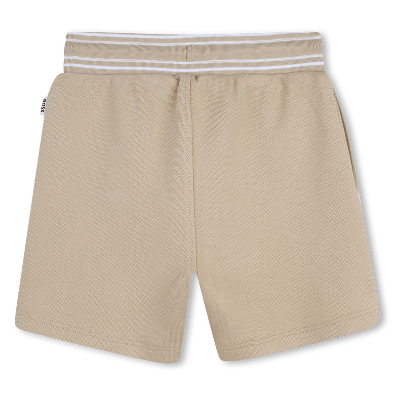 BERMUDA BEIGE CON LOGO BOSS - Angel Luxury