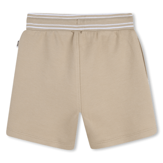 BERMUDA BEIGE CON LOGO BOSS - Angel Luxury