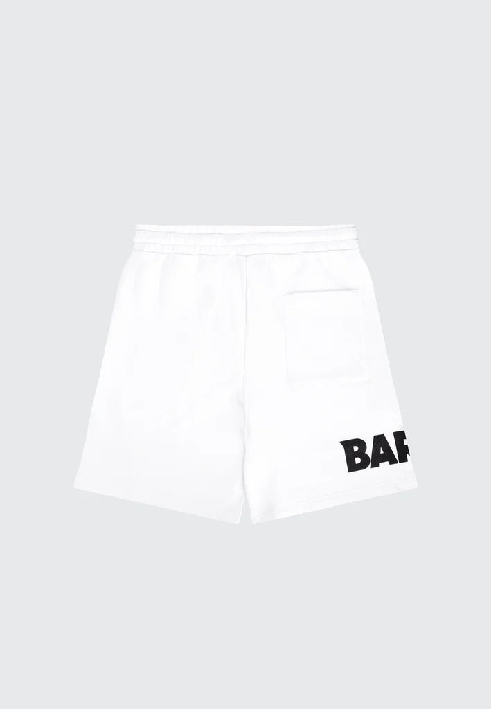 BERMUDA BIANCO CON LOGO BARROW NERO - Angel Luxury