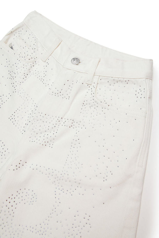 BERMUDA BIANCO CON STRASS DIESEL - Angel Luxury