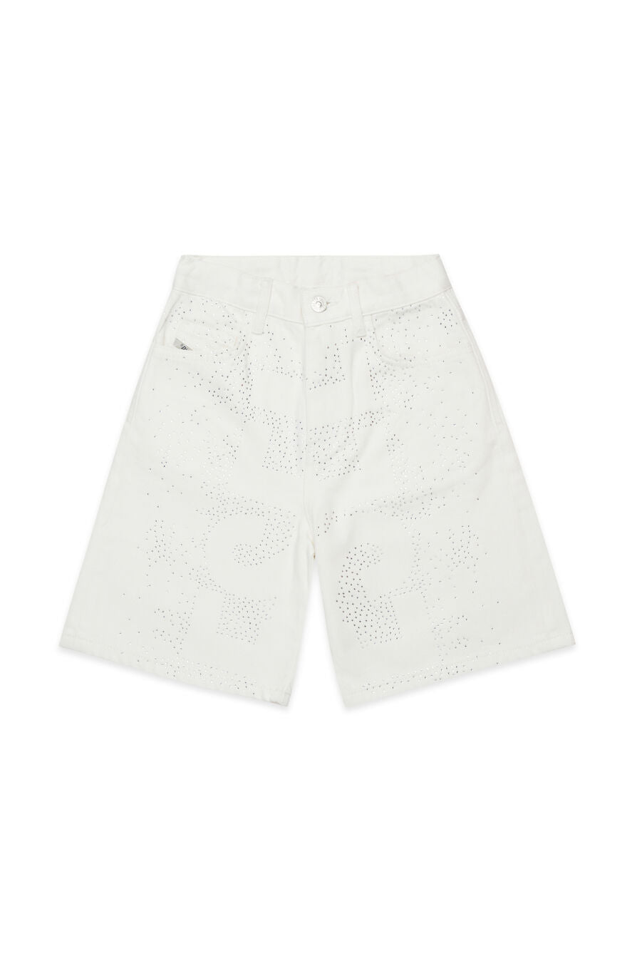 BERMUDA BIANCO CON STRASS DIESEL - Angel Luxury