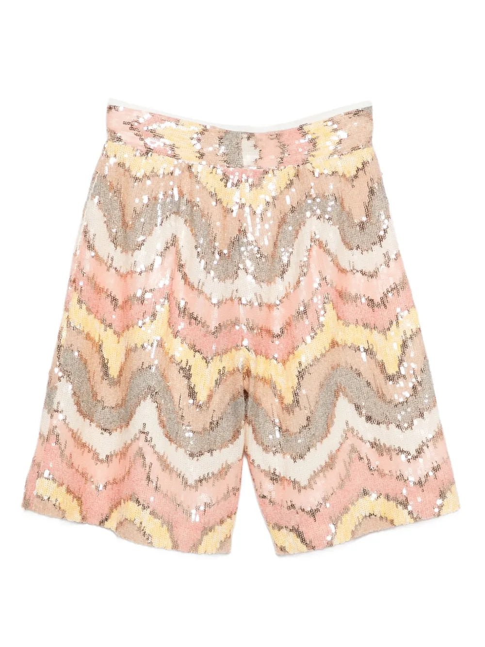 BERMUDA CON PAILLETTES MULTICOLORE MISSONI - Angel Luxury