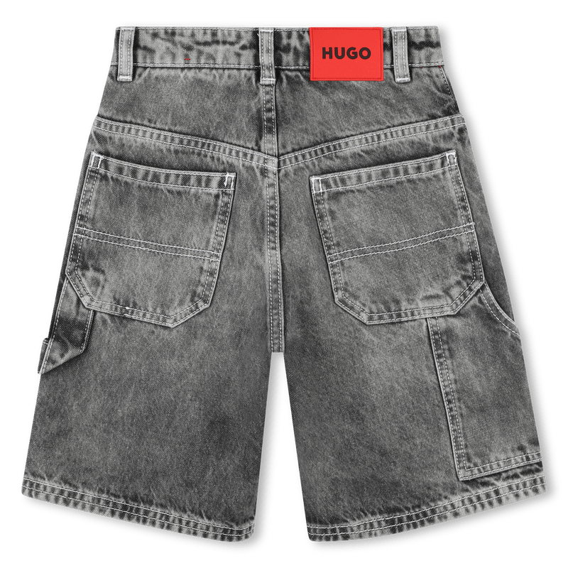 BERMUDA DI JEANS NERO HUGO - Angel Luxury