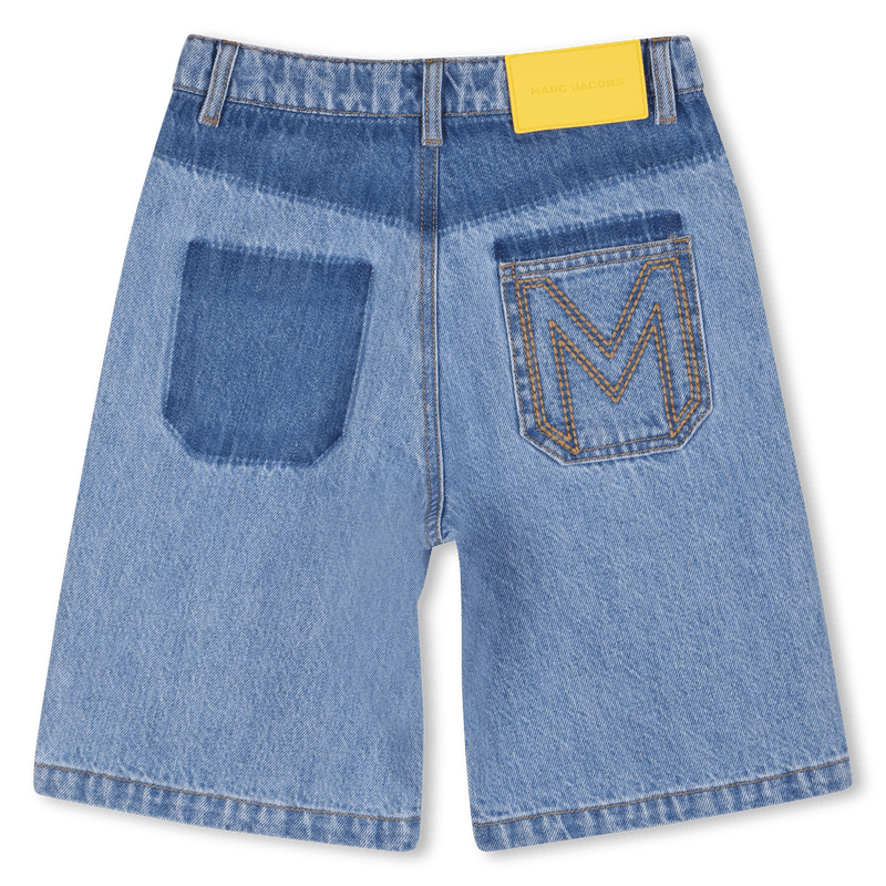 BERMUDA IN DENIM CON TOPPA SUL DAVANTI MARC JACOBS - Angel Luxury