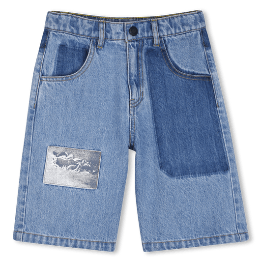 BERMUDA IN DENIM CON TOPPA SUL DAVANTI MARC JACOBS - Angel Luxury