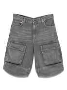 BERMUDA IN DENIM GRIGIO DONDUP - Angel Luxury